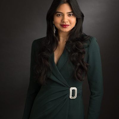 Studio Portrait Photo of female financial services exec