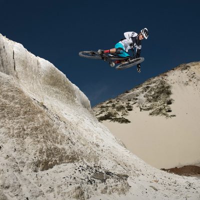 Mountain Bike Jump on Gold Mine. Stunning Action Photography by Ben Bergh ZA