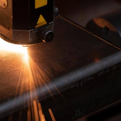 industrial laser cutting photography