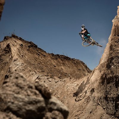 Mountain Bike Action Jump by Sport Action Photographer Ben Bergh ZA
