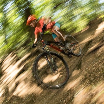 Mountain Bike Action Shot. Creative Action Photography by the Best SA Photographer Ben Bergh for Cycle Lab