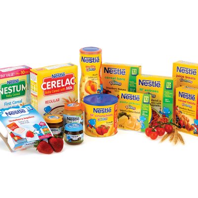 Nestle baby food range