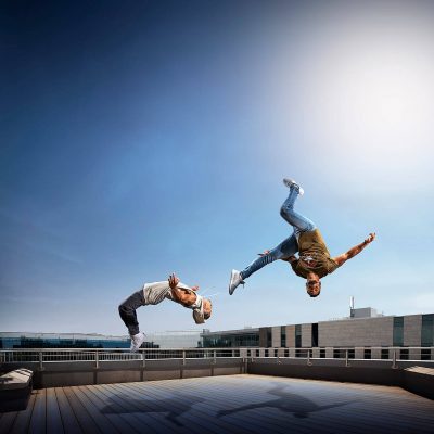 Dancer and Parkour. Athlete Advertising Photography by Professional SA Photographer Ben Bergh for Matter Advertising