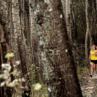 Running in Woods. Action colour shot by Incredible SA Action Photographer Ben Bergh