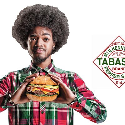Tabasco Sauce Campaign. Creative Advertising Photography by Ben Bergh for Volcano Advertising.